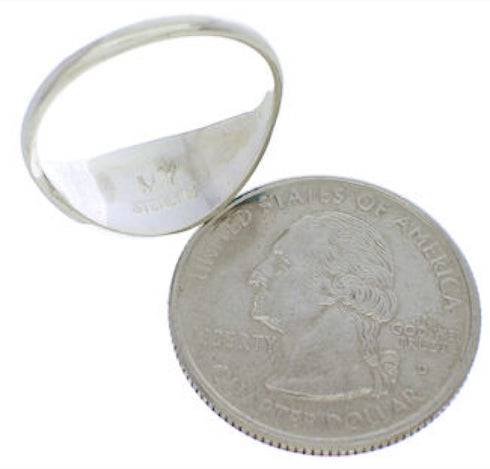 Turquoise Sterling Silver Jewelry Ring Size 5-1/4 ZX36322